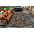 thumbnail image 4 of 7.5 ' x 10.75 ' Brown Garden Rectangular Area Throw Rug, 4 of 7
