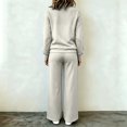 thumbnail image 5 of Mifsaly Track Suits 2 Piece Set for Women Zip Up Sweatshirts Jacket and Wide Leg Pants Fall Winter Daily Going Out Workout Lounge Matching Outfits, 5 of 5