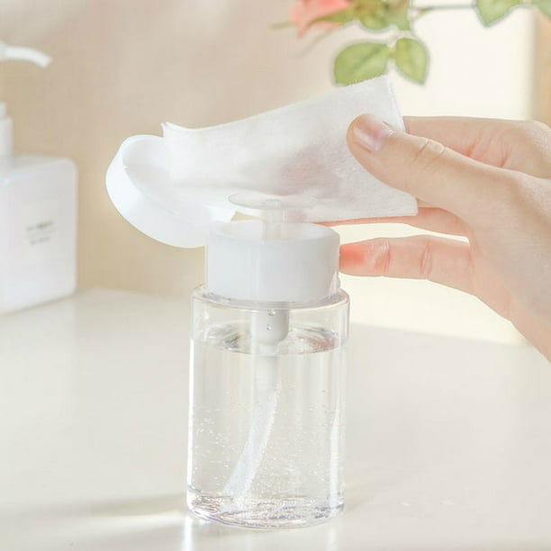 Gobestart 1pc Plastic Pump Dispenser Acetone Polish Makeup Remover Bottle Walmart Com Walmart Com