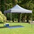 thumbnail image 4 of VICTAL 10' x 10' Pop-up Canopy with Straight Legs Wedding Party Tent Folding Gazebo Beach Canopy with Carry Bag, Gray, 4 of 7