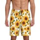 thumbnail image 1 of Fotbe Yellow Polka Dot Sunflower Pantalones Cortos de Pijama para Hombre, Ropa de Dormir, Pantalones de Pijama Cortos para Hombre-Small, 1 of 6