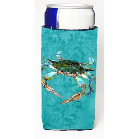 

Blue Crab On Teal Michelob Ultra bottle sleeves For Slim Cans - 12 oz.