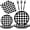 Checkered, variant on 96 Pieces First Communion Floral Tableware Set – Blue Floral Cross Disposable Plates, Napkins for First Communion Party, Christening, Baptism, and Religious Celebrations – Serves 24 Guests
