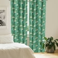 thumbnail image 2 of Ambesonne Floral Curtains, Blooming Leaves Petals, Pair of 28"x95", Multicolor, 2 of 5