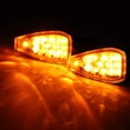 thumbnail image 4 of Humo 4 Piezas Indicadores de Motocicleta 14 LED Luces de Señal de Giro 12 V Indicador Giratorio Impermeable Intermitente Universal para Motocicleta Scooter Quad Cruiser Off R, 4 of 5