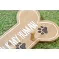 thumbnail image 4 of Parisloft Gone To Walk My Human Wood Bone Shaped Wall Hook, 4 of 5