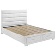 thumbnail image 3 of Felicity 4-piece Queen Platform Bedroom Set White, 3 of 16