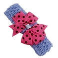 thumbnail image 2 of Bmisegm Toddler Headbands Baby Girls Cute Floral Prints Flower Bowknot Elastic Headband Toddler Hair Ties H,One Size, 2 of 3