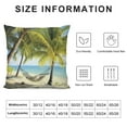thumbnail image 6 of Nawypu  Coastal Palm Tree Throw Pillow Cover 2pcs, Summer Hawaiin Style Pillow Cover, Ocean Beach Cushion Cover, Tropical Style Hammock Vacation Theme Decorative Pillow Cover, 6 of 6