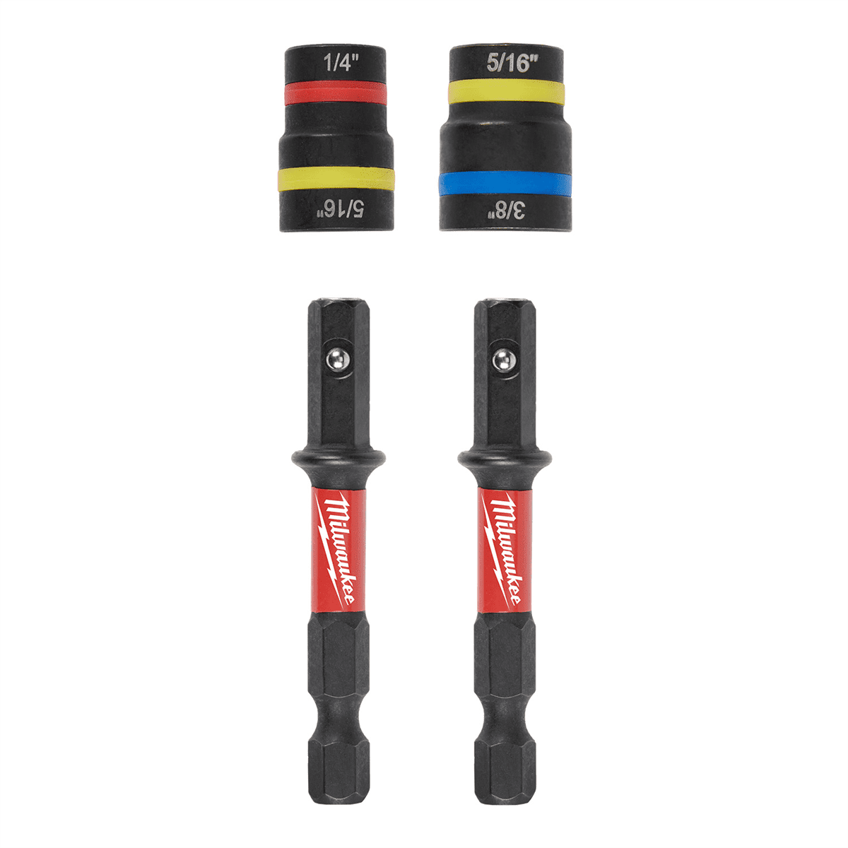 Milwaukee Tool SHOCKWAVE Impact Duty QUIK-CLEAR 2-in-1 Magnetic Nut Driver Set 2PC