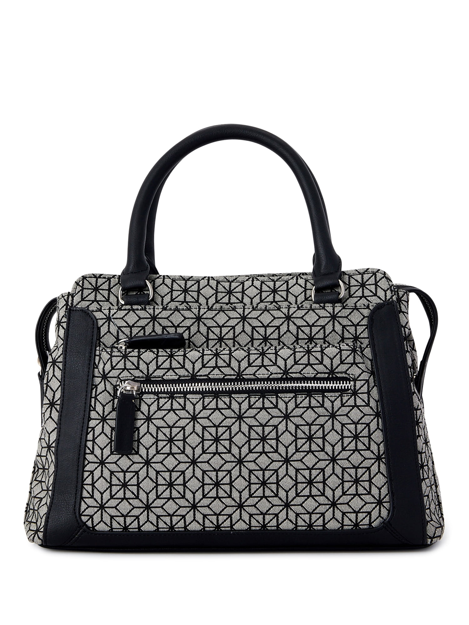 Time and Tru Women's Multi-Compartment Marli Convertible Satchel Handbag