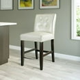 thumbnail image 2 of CorLiving Antonio Counter Height Barstool in Bonded Leather, 2 of 4