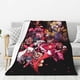 thumbnail image 3 of Manta de franela suave y cómoda del Hotel Hazbin, ligera y cálida, ideal para sofá cama de 127 x 101 cm., 3 of 8
