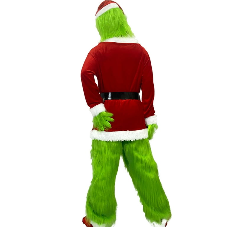 The Grinch Who Stole Christmas, The Grinch Deluxe Furry Costume, Plush, 84  Tall, One Size Fits Most 