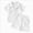 D81-White, variant on Toddler Boy Summer Clothes Outfits 2 Pcs Kids Cotton Short Sleeve Shirt Shorts Set 6-12 Months 12-24 Months 2t 3t 4t 5t 6t 7t Children,Kids Cotton Shorts Set 12-18 Months