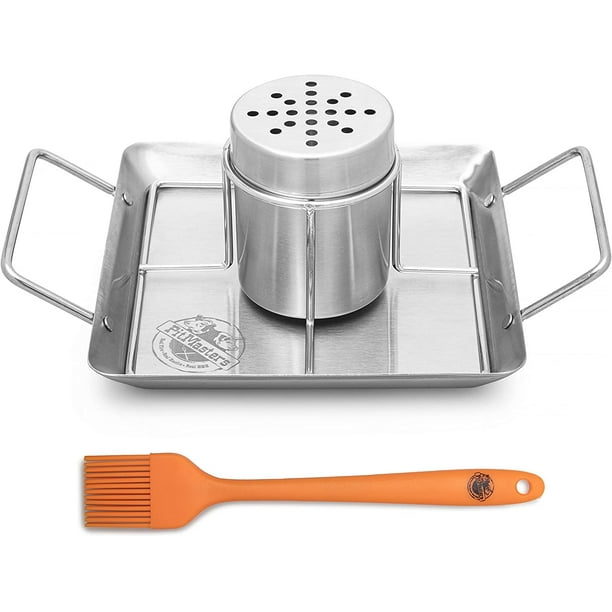 PitMasters Beer Can Chicken Holder Stainless Steel Roasting Rack for