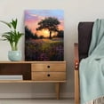thumbnail image 5 of Qisvanset 12x16 Inch Blue Poison Dart Frog on Orange Lily Canvas Print Wall Art, 5 of 5
