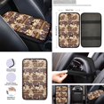 thumbnail image 4 of Renewold American Tribal Brown Beige Cow Print Car Seat Cushion Covers Set of 12 Front and Back Seat Protector,Soft Comfy Vehicle Seat Covers Car Accessories Decor Universal Fit Most Cars, 4 of 7