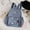 Blue, variant on Bear Doll Backpack Fashion All-Match Canvas,Black