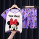 thumbnail image 1 of Pijama de manga corta para niños de Mickey Mouse Spider-Man, traje de verano para niña y niño, ropa de casa de dibujos animados, traje fino de dos piezas, Pijama14 128-135cm Gao Jinjia LED, 1 of 2