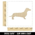 thumbnail image 2 of Smooth Haired Dachshund Dog Solid Wood Shape Unfinished Piece Cutout Craft DIY Projects - 4.70 Inch Size - 1/8 Inch Thick, 2 of 7