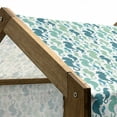 thumbnail image 4 of Seahorse Pet House, Silhouette Sea Horse Pattern on White Background, Outdoor & Indoor Portable Dog Kennel with Pillow and Cover, 5 Sizes, Sea Green Seafoam, by Ambesonne, 4 of 4