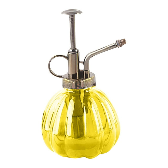 Dsscvnef Hand Pressure Watering Can Glass Watering Sprayer Colorful Transparent Glass Pumpkin Sprinkler Water Elephant Cute Spray Bottle for