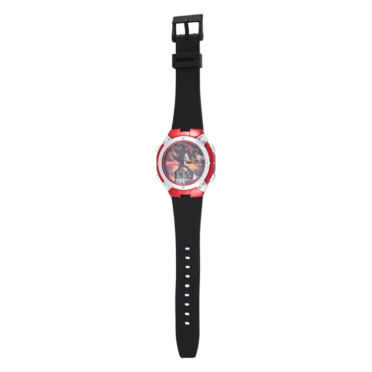 SEGA Sonic the Hedgehog Digital Watch Black Red photo 4