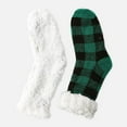 thumbnail image 5 of Christmas Slipper Socks for Women with Grippers, Non Slip Fuzzy Grip Winter Warm Cozy Thick Comfy Soft Fleece Cabin Socks, 5 of 6