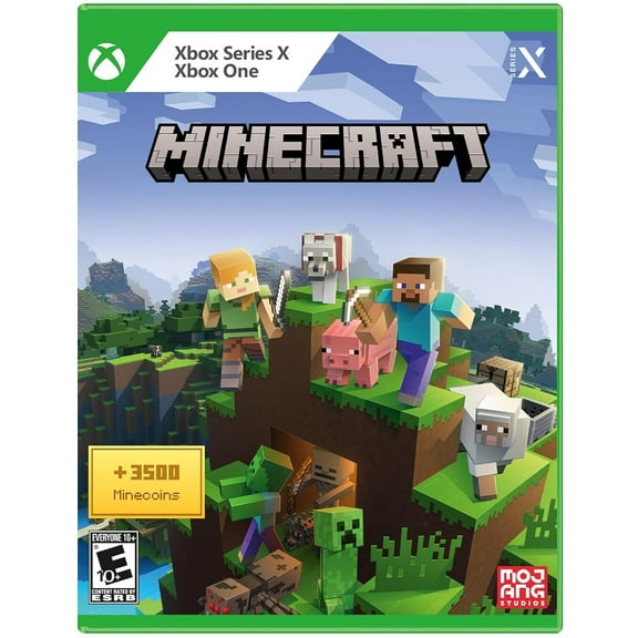 Minecraft Vanilla Base Game bundled with 3500 Minecoins for Xbox FPP only