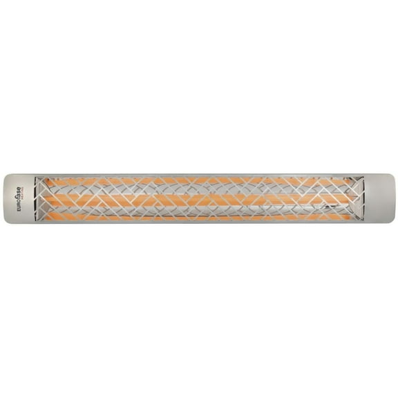 Eurofase Heating - 3000 Watt Single Element 61 Inch Electric Patio Heater-208 Voltage-Stainless Steel Finish-Chevron Decorative Fascia