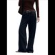 thumbnail image 3 of Vaqueros Holgados de Tiro Bajo para Mujer, Estilo Y2K, Rectos, Anchos y Estilo Boyfriend, Estilo Urbano, Informales Azul Oscuro M, 3 of 10