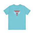 thumbnail image 4 of God Will Give His Angels Charge Over You Men’s Unisex Jersey Short Sleeve Tee, 4 of 10