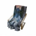 thumbnail image 4 of Outdoor Soft Flannel Fleece Blanket, Lake Forest Mountains National Park Slovakia Europe Dramatic Overcrast Sky Idyllic, Cozy Plush for Indoor and Outdoor Use, 50" x 60", Multicolor, by Ambesonne, 4 of 6