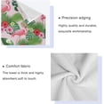 thumbnail image 4 of GZHJMY Towel Set Bathroom Sets Tropical Flamingo Pattern Highly Absorbent Comfortable Washcloth Hand Towel and Bath Towels,3 Piece, 4 of 7
