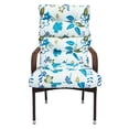 thumbnail image 6 of 2Pack High Back Chair Cushion Outdoor Rebound Foam Rocking Chair Cushions Seat/Back Chair Cushion 44x21x5 inch, 6 of 7