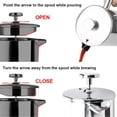 thumbnail image 3 of Stainless Steel French Press Coffee Maker 11.8 Oz 350 ml, Double Wall, 3 of 5