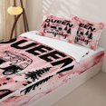 thumbnail image 3 of Erosebridal Happy Camping Themed Zipper Full Size Comforter Sets with Fitted Sheet and 2 Pillowcases, Retro Lodge Cabin Zipper Bedding Set, 3 of 7
