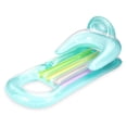 thumbnail image 2 of Funsicle Relaxing Lounge, 5.25ft Inflatable Pool Float with Cup Holder, Blue, Age 14 & up, 2 of 10