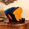 thumbnail image 4 of Hat 2 Piezas Organizador De Gorras De Béisbol Soporte De Almacenamiento De Exhibición De Sombrero De Plástico Soporte De Estante Rectángulo Negro, 4 of 7