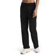 thumbnail image 1 of Pantalón deportivo Reebok Cozy Classic de forro polar de algodón y poliéster negro para mujer, 1 of 5