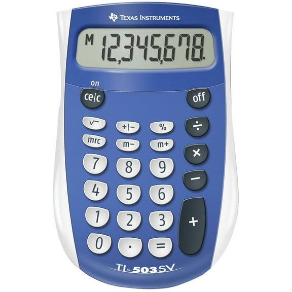2Pc Texas Instruments TI-503 SV Handheld Calculator, Blue