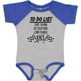 thumbnail image 3 of Inktastic To Do List Funny Racing for Baby Boys or Girls Baby Bodysuit, 3 of 5