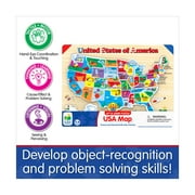 The Learning Journey Lift & Learn Puzzle - USA Map: 40 Pcs