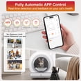thumbnail image 4 of Automatic Cat Litter Box, Self Cleaning Litter Box, APP Remote Control with Health Monitoring, 65L+9L Large Capacity, Sensor Safety Protection, 2 Rolls of Garbage Bags Free Gift, 4 of 6