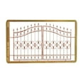 thumbnail image 2 of HILABEE Crafts DIY Building 3D Puzzle Brass European Door 1:35 Scale Miniature Sand Style2, 2 of 6