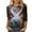 C-Black, variant on Womens 3/4 Sleeve T Shirt with Celestial Starry Sky Print Fashion Blouse Crew Neck Top for Daily Wear C-Black L