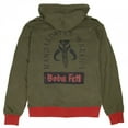 thumbnail image 3 of Star Wars the Mandalorian Boba Fett Patch Jacket Hoodie-Large, 3 of 3