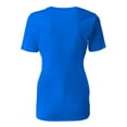 thumbnail image 2 of A4 Spike Short Sleeve Volleyball Jersey For Women in Royal | NW3014, 2 of 3