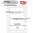 16X20 Mat For 12X18 Photo Precut Black With Black Picture Matboard